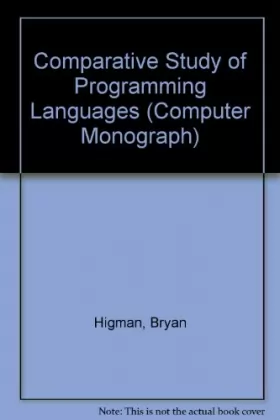 Couverture du produit · Comparative Study of Programming Languages (Computer Monograph)
