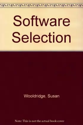 Couverture du produit · Software Selection