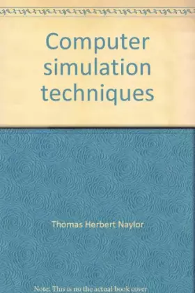 Couverture du produit · Computer simulation techniques