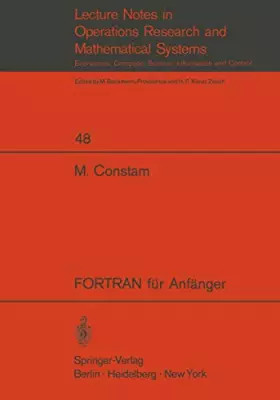 Couverture du produit · FORTRAN Fur Anf Nger