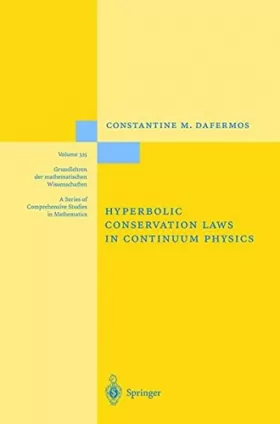Couverture du produit · Hyperbolic Conservation Laws in Continuum Physics