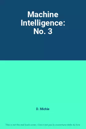 Couverture du produit · Machine Intelligence: No. 3