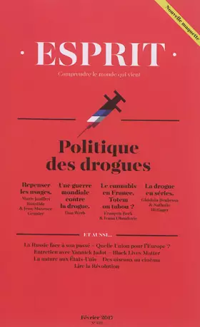 Couverture du produit · Esprit, N° 432, février 2017 : Politique des drogues