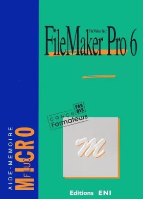 Couverture du produit · FileMaker Pro 6
