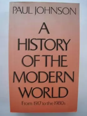 Couverture du produit · A History of the Modern World: From 1917 to the 1980's