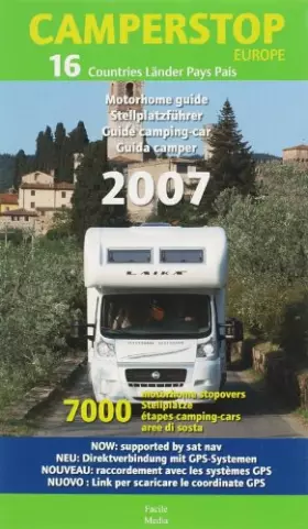 Couverture du produit · Camperstop Europe: motorhome guide