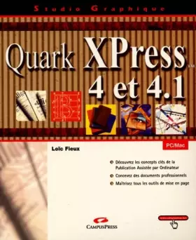 Couverture du produit · Quark XPress 4 et 4.1