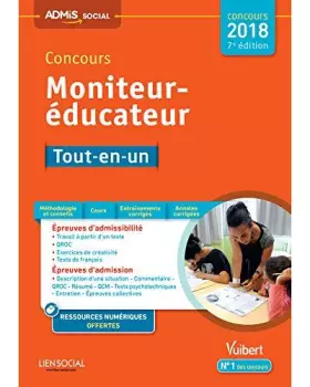 Couverture du produit · Concours Moniteur-éducateur - Tout-en-un: Concours 2018