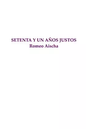 Couverture du produit · SETENTA Y UN AÑOS JUSTOS