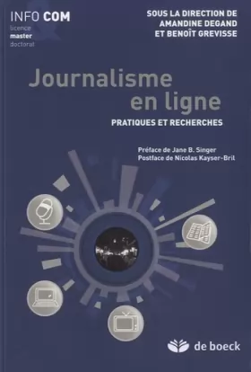 Couverture du produit · Journalisme en ligne pratiques et recherches