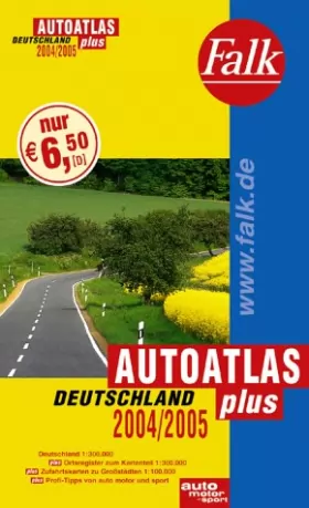 Couverture du produit · Falk Autoatlas plus Deutschland 2004/2005. 1:300000