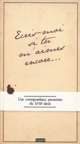 Couverture du produit · Écris-Moi Si Tu M'Aimes Encore