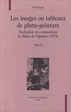 Couverture du produit · Les images ou tableaux de platte-peinture, volume2