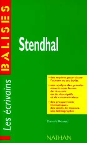 Couverture du produit · Stendhal : Des repères pour situer l'auteur et ses écrits...