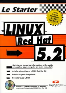 Couverture du produit · Linux Red Hat 5.2 (CD rom)