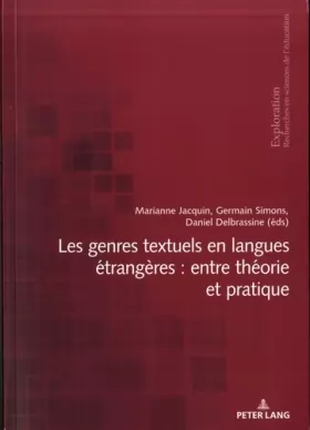 Couverture du produit · Les genres textuels en langues étrangères : entre théorie et pratique