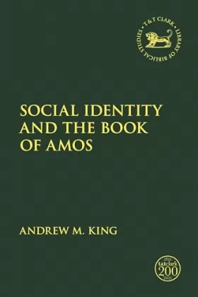 Couverture du produit · Social Identity and the Book of Amos