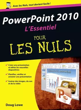 Couverture du produit · PowerPoint 2010 L'essentiel Pour les nuls