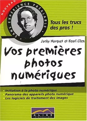 Couverture du produit · Vos premières photos numériques