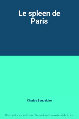 Couverture du produit · Le spleen de Paris