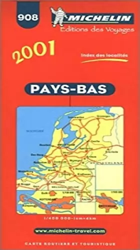 Couverture du produit · Carte routière : Pays-Bas, 908, 1/400000
