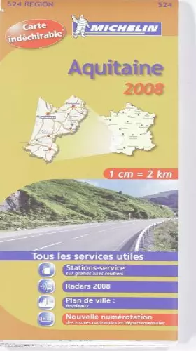 Couverture du produit · AQUITAINE 17524 CARTE MICHELIN KAART