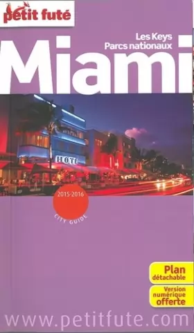 Couverture du produit · Miami : Avec un plan détachable de Miami