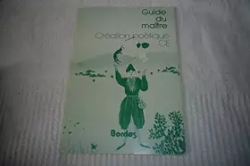 Couverture du produit · Création poétique. Livre du maître