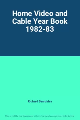 Couverture du produit · Home Video and Cable Year Book 1982-83