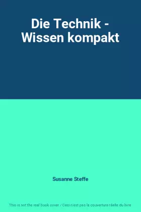 Couverture du produit · Die Technik - Wissen kompakt