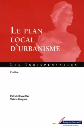 Couverture du produit · Le plan local d'urbanisme