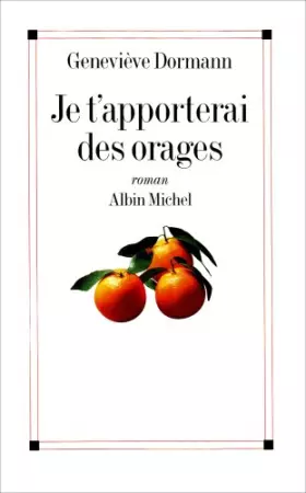 Couverture du produit · Je t'apporterai des orages