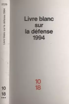 Couverture du produit · Livre Blanc sur la défense 1994