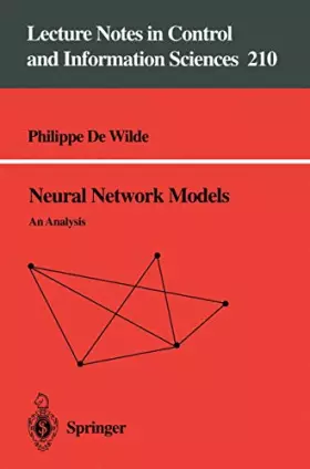 Couverture du produit · Neural Network Models: An Analysis