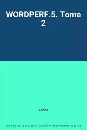 Couverture du produit · WORDPERF.5. Tome 2