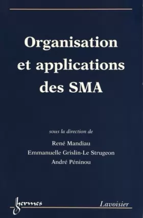 Couverture du produit · Organisations et applications des SMA