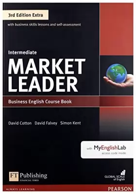 Couverture du produit · Market Leader 3rd Edition Extra Intermediate Coursebook with DVD-ROM and MyEnglishLab Pack