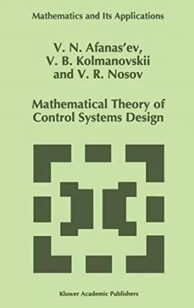 Couverture du produit · Mathematical Theory of Control Systems Design