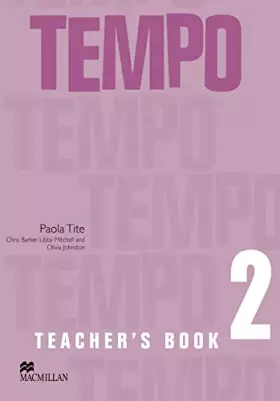 Couverture du produit · Tempo 2 Teacher's Book International