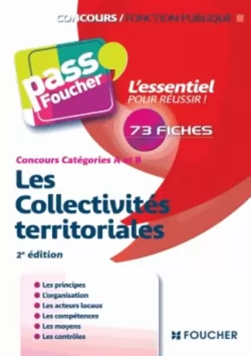 Couverture du produit · Pass'Foucher - Les Collectivités territoriales 2e édition