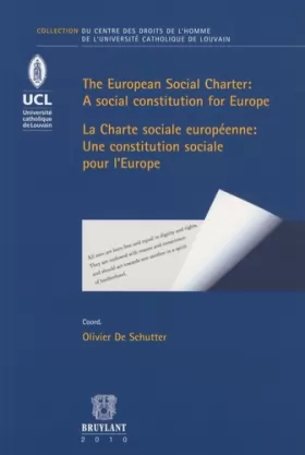 Couverture du produit · La Charte sociale européenne : une constitution sociale pour l'Europe