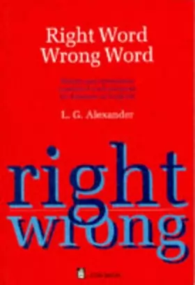 Couverture du produit · Right Word Wrong Word Paper
