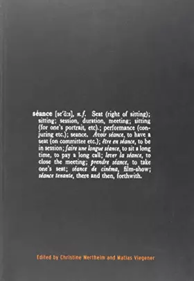 Couverture du produit · Seance