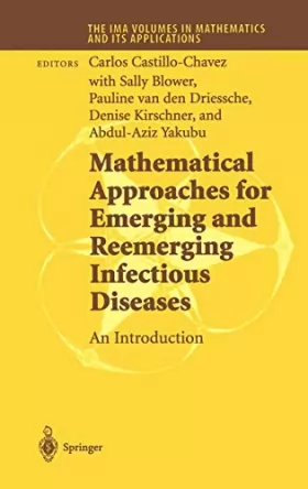 Couverture du produit · Mathematical Approaches for Emerging and Re-Emerging Infectious Diseases: An Introduction