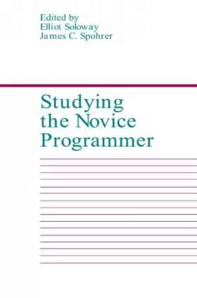 Couverture du produit · Studying the Novice Programmer