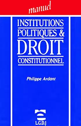Couverture du produit · Institutions politiques & droit constitutionnel