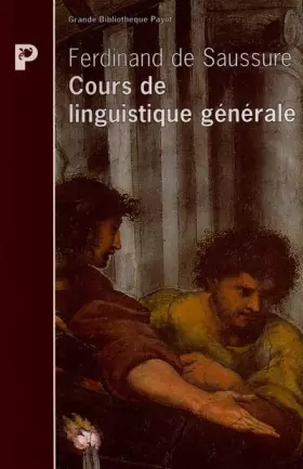 Couverture du produit · Cours de linguistique générale