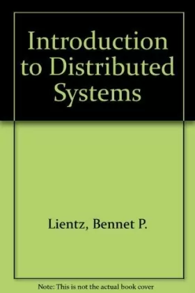Couverture du produit · Introduction to Distributed Systems
