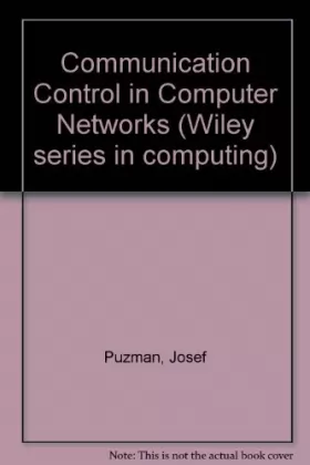 Couverture du produit · Communication Control in Computer Networks