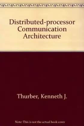 Couverture du produit · Distributed-processor Communication Architecture